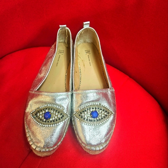 INC International Concepts Shoes - I.N.C  Espadrilles with Eye Embellishment Size 8.5